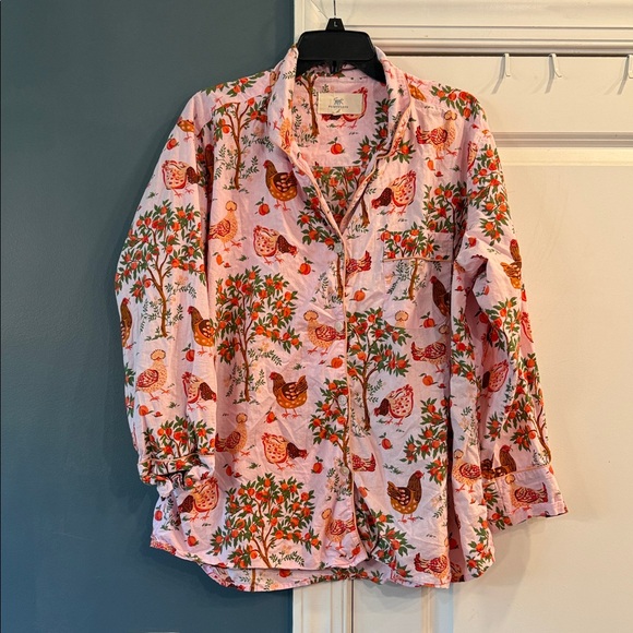 Printfresh Other - Printfresh Hen House Long Sleeve PJ top